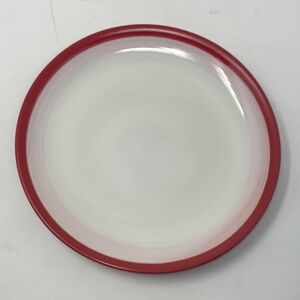 Denby Intro Alfresco Red (retired) Stoneware Salad Luncheon Side Plate